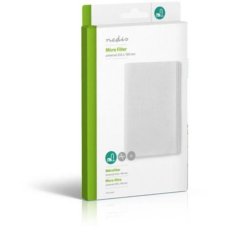 NEDIS Micro-Filtre Universel d'Aspirateur 255 x 190 mm NEDIS Micro-Filtre Universel D'Aspirateur 255 X 190 Mm -Aspirateur et sac Soldes 14795195 4