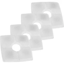 PrimeMatik - Filtre à Charbon Actif Carré Pour Fontaine D'eau De Chiens Et Chats 4-pack Rechange Carré