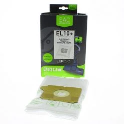 HOME EQUIPEMENT Sac Microfibre Adaptable Par 4 HEEL10+ Pour Aspirateur AEG, ALFATEC, DELONGHI, ELECTROLUX, GLENAN, HUGIN, MIO STAR, PROGRESS, PROLINE, SEAWAY, SEBO, SINGER, THOMAS, TORNADO, UFESA, VOLTA, ZANUSSI - NC