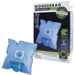 SEB INTERNATIONAL Sacs Microfibres Par 5 WONDERBAG WB415120 Pour Aspirateur MOULINEX, ROWENTA , POWER SPACE, SILENCE FORCE, SILENCE FORCE COMPACT UPGRADE, SILENCE FORCE EXTREME, SILENCE FORCE EXTREME COMPACT, X-TREM POWER, X-TREM POWER 2, X-TREM POWER XL - NC