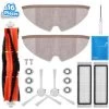 AGPTEK Kit D'accessoires 16 Pièces De Rechange Pour Aspirateur Xiaomi, Compatible Avec Les Roborock S55 S51 S50 S5 Max Et Roborock S6 De Xiaomi