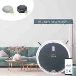 Robot Aspirateur Et Laveur AMIBOT Animal H2O Connect - Grey 2 Robot Aspirateur Et Laveur AMIBOT Animal H2O Connect - Grey -Aspirateur et sac Soldes 19802076 3