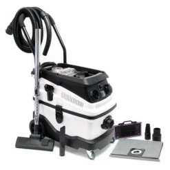 WILTEC Aspirateur Sec Et Humide 1600W Triple Étape Filtration & Fonction De Soufflere Accessoires Inclus