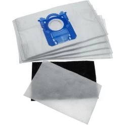 Vhbw 10 Sacs D'aspirateur, 4 Filtres Inclus, Compatible Avec Philips PerformerPro, PowerGo, PowerLife, SilentStar, SmalStar Aspirateur, Microfibre