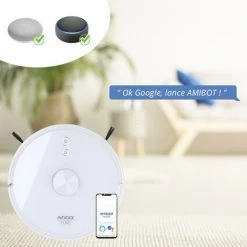 Robot Aspirateur Et Laveur AMIBOT Pure Laser Avec Cartographie Laser - White 3 Robot Aspirateur Et Laveur AMIBOT Pure Laser Avec Cartographie Laser - White -Aspirateur et sac Soldes 26385996 4