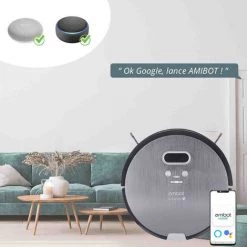 Robot Aspirateur Et Laveur AMIBOT Animal Premium H2O Connect - Grey -Aspirateur et sac Soldes 26472429 3