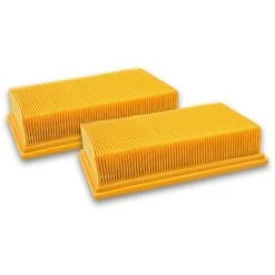 Vhbw 2x Filtre à Pris Plats Pour Aspirateur Robot Multi-usages Hilti VC 20 UM, VC 40 UM, VC-20, VC-40