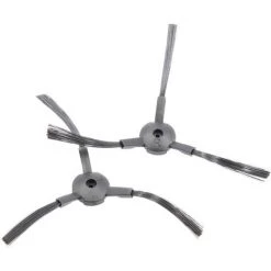 Vhbw 2x Brosse Latérale Compatible Avec Zaco A4, A4s, A6, A6s Robot Aspirateur - Lot De Brosses, Gauche/droite, Noir