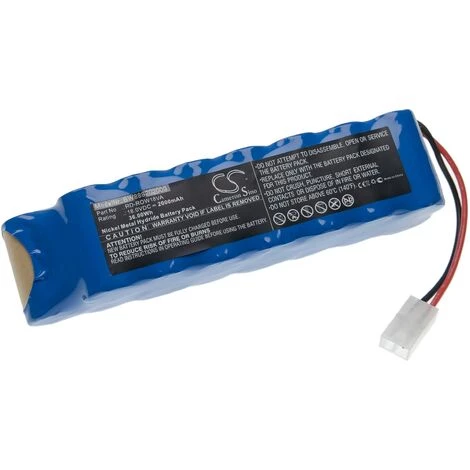 vhbw Batterie remplacement pour Rowenta RD-ROW18VA pour robot électroménager (2000mAh, 18V, NiMH) Vhbw Batterie Remplacement Pour Rowenta RD-ROW18VA Pour Robot électroménager (2000mAh, 18V, NiMH) -Aspirateur et sac Soldes 27823161 1