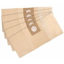 VONROC Sacs D’aspirateur à Poussière – Pour Aspirateur VC502AC Et Utilisation Universelle - 5 Sacs Inclus
