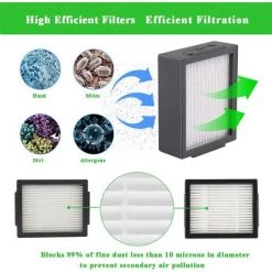 DEVENIRRICHE Accessoires Kit De Remplacement Compatible Avec IRobot Roomba Série I7 I7+ I7 Plus Et E5 E6 E7 Aspirateur - 14pcs -Aspirateur et sac Soldes 28055186 3