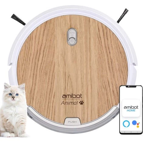 Robot aspirateur et laveur AMIBOT Animal Origin connecté à l'application mobile AMIBOT HOME - Brown Robot Aspirateur Et Laveur AMIBOT Animal Origin Connecté à L'application Mobile AMIBOT HOME - Brown -Aspirateur et sac Soldes 29074710 2