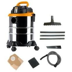 FEIDER Aspirateur Eau Et Poussière 1400 W 20 L - Cuve Inox FHAEP1420L