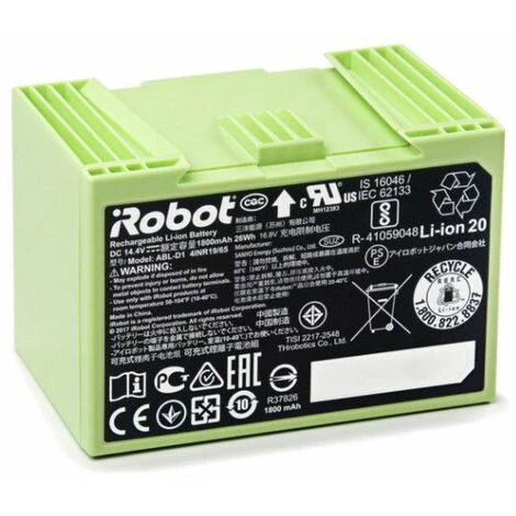 batterie lithium irobot pour roomba séries e et i - 4624864 - irobot Batterie Lithium Irobot Pour Roomba Séries E Et I - 4624864 - Irobot -Aspirateur et sac Soldes 30949922 1