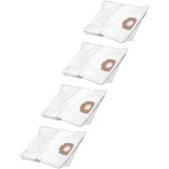 Vhbw 20x Sacs Compatible Avec Makita 446L, VC2010L, VC2021L, VC2511, VC2512L, VC3011L Aspirateur - Microfibres Non Tissées, Blanc