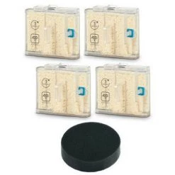 SEB INTERNATIONAL 4 Cartouches Filtrantes + 1 Filtre ZR850001 Pour Nettoyeur Vapeur ROWENTA CLEAN & STEAM, CLEAN & STEAM MULTI - NC