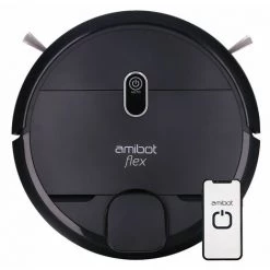 Robot Aspirateur Et Laveur AMIBOT Flex Laser - Black