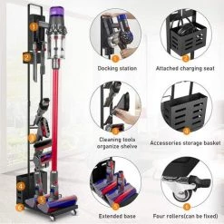 SKECTEN Support Pour Aspirateur Sans Fil, Support Autoportant Pour Dyson V6 V7 V8 V10 V11 DC58 DC59 DC62 DC74 (Noir) 3 SKECTEN Support Pour Aspirateur Sans Fil, Support Autoportant Pour Dyson V6 V7 V8 V10 V11 DC58 DC59 DC62 DC74 (Noir) -Aspirateur et sac Soldes 33223008 4