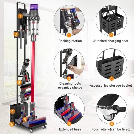 SKECTEN Support pour Aspirateur sans Fil, Support Autoportant pour Dyson V6 V7 V8 V10 V11 DC58 DC59 DC62 DC74 (Noir) SKECTEN Support Pour Aspirateur Sans Fil, Support Autoportant Pour Dyson V6 V7 V8 V10 V11 DC58 DC59 DC62 DC74 (Noir) -Aspirateur et sac Soldes 33223008 4