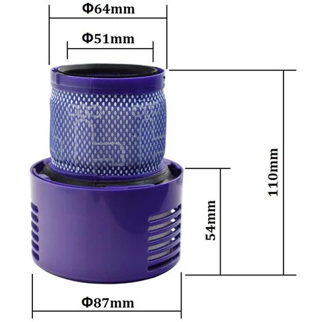 MERKMAK Unite De Filtre Lavable Pour Dyson V10 Sv12 Aspirateur De Nettoyage Total Absolue Animaux Cyclone T02Da MERKMAK Unite De Filtre Lavable Pour Dyson V10 Sv12 Aspirateur De Nettoyage Total Absolue Animaux Cyclone T02Da -Aspirateur et sac Soldes 33768996 2