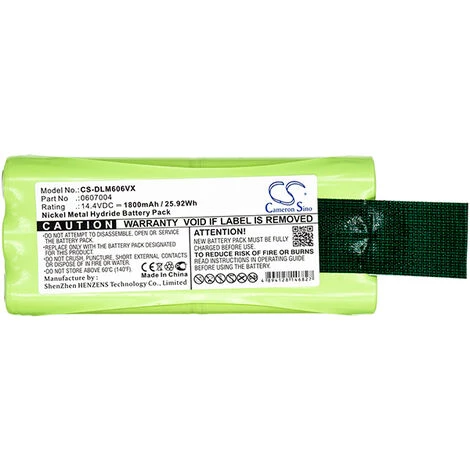 NX - Batterie aspirateur compatible Dirt Devil 14.4V 1800mAh - 0607004;0606004;N NX - Batterie Aspirateur Compatible Dirt Devil 14.4V 1800mAh - 0607004;0606004;N -Aspirateur et sac Soldes 33914577 3