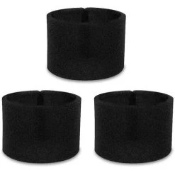 VONROC Lot De Filtres En éponge – Pour Aspirateurs à Eau Et Poussière VC504AC Et VC506AC – 3 Pièces – Pour L’aspiration Humide