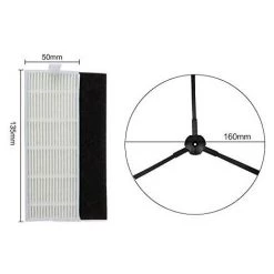 BRIDAY Pièces De Rechange Sous Vide 18pcs / Lot Robot Aspirateur Accessoires ILIFE A8 Pièces Pièces De Filtre HEPA Fit Pour ILIFE A8 Robot Aspirateur Pièces Accessoires D'aspirateur - - 2 BRIDAY Pièces De Rechange Sous Vide 18pcs / Lot Robot Aspirateur Accessoires ILIFE A8 Pièces Pièces De Filtre HEPA Fit Pour ILIFE A8 Robot Aspirateur Pièces Accessoires D'aspirateur - - -Aspirateur et sac Soldes 36572625 3