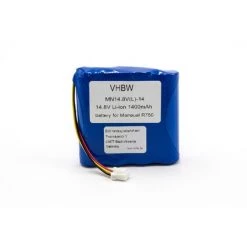 Vhbw Li-Ion Batterie 1400mAh (14.8V) Pour Home Cleaner Robots Domestiques Moneual Rydis Cleanbot R750