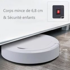 XUNDD Aspirateur Robot Nettoyeur Et Laveur, Batterie 1500 MAh -Aspirateur et sac Soldes 37103711 3