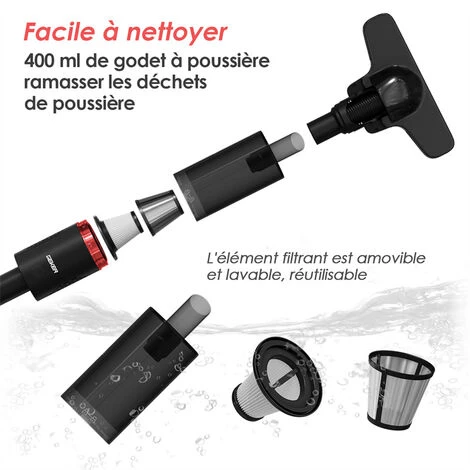 Filtre Hepa Aspirateur Amovible réutilisable en acier-les accessoires de aspirateur GEKER AR191 noir Filtre Hepa Aspirateur Amovible Réutilisable En Acier-les Accessoires De Aspirateur GEKER AR191 Noir -Aspirateur et sac Soldes 41978416 5