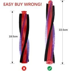 VERSAILLESFR 185mm Brosse Rouleau Pour Aspirateur Dyson V6 DC62 SV03 Rouleau Brosse électrique De Remplacement Pour Aspirateur Sans Fil Pièces Pour Aspirateur Domestique Pièce -Aspirateur et sac Soldes 42051375 3