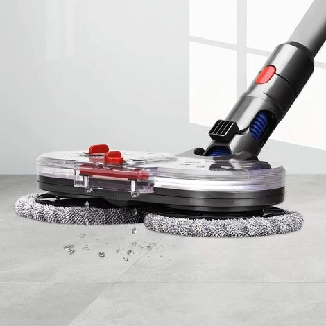 HIASDFLS Tête De Balai Électrique Pour Dyson V11 V10 V8 V7 Aspirateur Sans Fil, Accessoire De Rechange De Brosse De Sol Pour Parquet Sols Durs, Avec Réservoir D'Eau Et 6 Tampons De Balai (Mop Head) HIASDFLS Tête De Balai Électrique Pour Dyson V11 V10 V8 V7 Aspirateur Sans Fil, Accessoire De Rechange De Brosse De Sol Pour Parquet Sols Durs, Avec Réservoir D'Eau Et 6 Tampons De Balai (Mop Head) -Aspirateur et sac Soldes 43782209 5