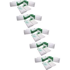 Vhbw 50x Sacs Remplacement Pour Vorwerk FP140/150 Pour Aspirateur - Microfibres Non Tissées, 26cm X 14cm, Blanc / Vert -Aspirateur et sac Soldes 45739200 3