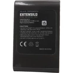 EXTENSILO Batterie Compatible Avec Dyson DC45 Animal Pro Aspirateur, Robot électroménager (5000mAh, 22,2V, Li-ion)