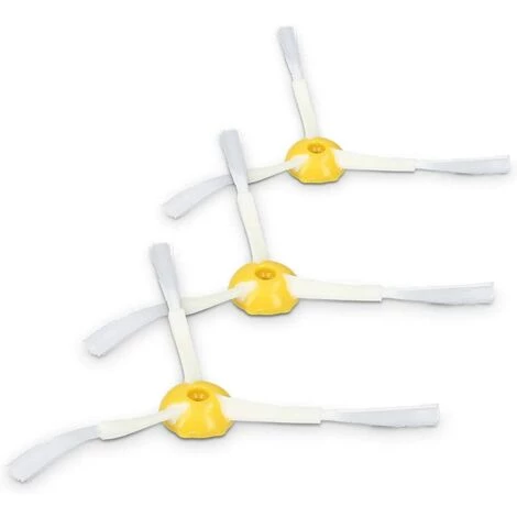 DEVENIRRICHE Kit d'accessoires Compatible avec iRobot Roomba 500/600/700 - Lot de 3X Brosse latérale aspirateur Robot - Accessoire de Nettoyage kit de Remplacement DEVENIRRICHE Kit D'accessoires Compatible Avec IRobot Roomba 500/600/700 - Lot De 3X Brosse Latérale Aspirateur Robot - Accessoire De Nettoyage Kit De Remplacement -Aspirateur et sac Soldes 47507126 1