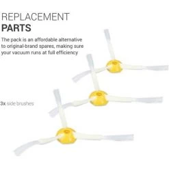 DEVENIRRICHE Kit D'accessoires Compatible Avec IRobot Roomba 800/900 - Lot De 3X Brosse Latérale Pour Aspirateur Robot - Accessoire De Nettoyage Kit De Remplacement -Aspirateur et sac Soldes 47507228 3
