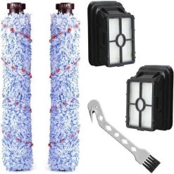 DEVENIRRICHE Brosses Rouleaux Multi-Surfaces, Accessoires Pour Bissell Crosswave Brosse Rouleau Et Filtre De Remplacement Pour Crosswave Bissell Aspirateur Avec 1 Brosse De Nettoyage