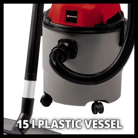 Einhell Aspirateur eaux et poussières TC-VC 1815 (1250 W, Cuve 15L, Livré avec accessoires) Einhell Aspirateur Eaux Et Poussières TC-VC 1815 (1250 W, Cuve 15L, Livré Avec Accessoires) -Aspirateur et sac Soldes 48015215 3