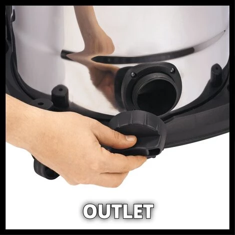 Einhell Aspirateur eaux et poussières TE-VC 1925 SA (800W, Cuve 25L, Prise synchro OEP, Livré avec accessoires) Einhell Aspirateur Eaux Et Poussières TE-VC 1925 SA (800W, Cuve 25L, Prise Synchro OEP, Livré Avec Accessoires) -Aspirateur et sac Soldes 48015307 5