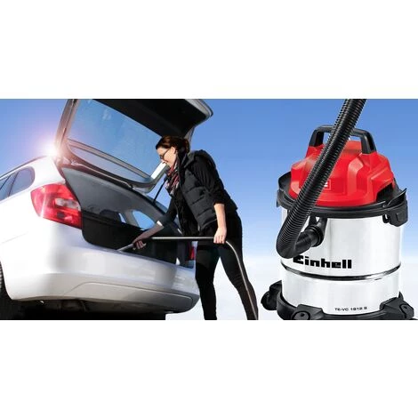 Einhell Aspirateur eaux et poussières TC-VC 1812 S (1250 W, Cuve 12L, Livré avec accessoires) Einhell Aspirateur Eaux Et Poussières TC-VC 1812 S (1250 W, Cuve 12L, Livré Avec Accessoires) -Aspirateur et sac Soldes 48015309 2