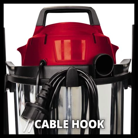 Einhell Aspirateur eaux et poussières TC-VC 1812 S (1250 W, Cuve 12L, Livré avec accessoires) Einhell Aspirateur Eaux Et Poussières TC-VC 1812 S (1250 W, Cuve 12L, Livré Avec Accessoires) -Aspirateur et sac Soldes 48015309 3