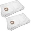 Vhbw 10x Sacs Compatible Avec Kärcher WD 5.300, WD 5.400, WD 5.300 M Aspirateur - Microfibres Non Tissées, Volume De 30l, 33cm X 27cm, Blanc