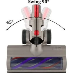 HIASDFLS Tête De Nettoyeur De Brosse À Turbine Compatible Avec L'Aspirateur Dyson V15 V11 V10 V8 V7 Pour Nettoyer Les Tapis, Les Sols, Les Carreaux 3 HIASDFLS Tête De Nettoyeur De Brosse À Turbine Compatible Avec L'Aspirateur Dyson V15 V11 V10 V8 V7 Pour Nettoyer Les Tapis, Les Sols, Les Carreaux -Aspirateur et sac Soldes 48226468 4