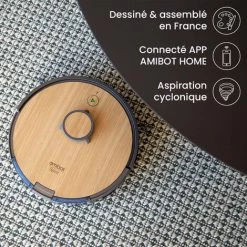 Robot Aspirateur Et Laveur AMIBOT Spirit Origin - Brown 3 Robot Aspirateur Et Laveur AMIBOT Spirit Origin - Brown -Aspirateur et sac Soldes 48724941 4