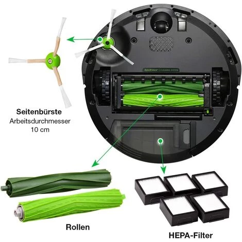 READCLY Pièces de rechange pour IRobot 4624878 brosses en caoutchouc brosses latérales filtre pour aspirateurs Roomba Série I et E I7 I7 Plus E5 E6 E7 Kit iRobot pour aspirateur robot brosses et accessoire roomba READCLY Pièces De Rechange Pour IRobot 4624878 Brosses En Caoutchouc Brosses Latérales Filtre Pour Aspirateurs Roomba Série I Et E I7 I7 Plus E5 E6 E7 Kit IRobot Pour Aspirateur Robot Brosses Et Accessoire Roomba -Aspirateur et sac Soldes 48782903 3