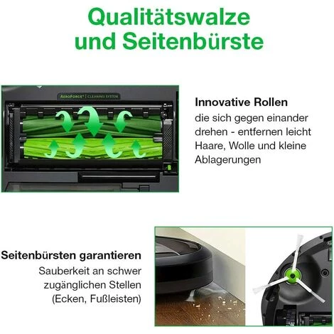 READCLY Pièces de rechange pour IRobot 4624878 brosses en caoutchouc brosses latérales filtre pour aspirateurs Roomba Série I et E I7 I7 Plus E5 E6 E7 Kit iRobot pour aspirateur robot brosses et accessoire roomba READCLY Pièces De Rechange Pour IRobot 4624878 Brosses En Caoutchouc Brosses Latérales Filtre Pour Aspirateurs Roomba Série I Et E I7 I7 Plus E5 E6 E7 Kit IRobot Pour Aspirateur Robot Brosses Et Accessoire Roomba -Aspirateur et sac Soldes 48782903 5