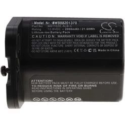 Vhbw Batterie Compatible Avec IRobot Braava Jet M6 Aspirateur, Robot électroménager (2000mAh, 10,8V, Li-ion)