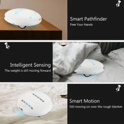 LANGRAY Robot D'élimination Des Acariens Instrument D'élimination Des Acariens Du Pilote Automatique UV Nettoyant Acariens De Lit Robot De Stérilisation Ultraviolet Pour Matelas Oreillers Tissu -Aspirateur et sac Soldes 51634489 4