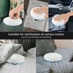 LANGRAY Robot D'élimination Des Acariens Instrument D'élimination Des Acariens Du Pilote Automatique UV Nettoyant Acariens De Lit Robot De Stérilisation Ultraviolet Pour Matelas Oreillers Tissu -Aspirateur et sac Soldes 51634489 5