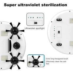 BARES Aspirateur Robot, 4 En 1 3200Pa Machine De Balayage Intelligente Automatique Super Silencieuse Avec Balayage Et Obstacles Pour éviter Les Obstacles Pour Poils D'animaux, Tapis Durs, Carreaux 3 BARES Aspirateur Robot, 4 En 1 3200Pa Machine De Balayage Intelligente Automatique Super Silencieuse Avec Balayage Et Obstacles Pour éviter Les Obstacles Pour Poils D'animaux, Tapis Durs, Carreaux -Aspirateur et sac Soldes 52555993 4